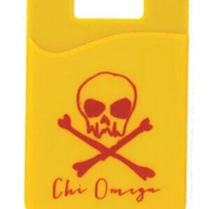 Chi Omega Skull Phone Wallet
